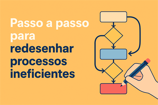 Passo a passo para redesenhar processos ineficientes